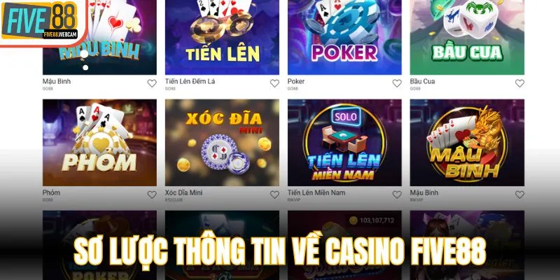 Sơ lược thông tin về Casino FIVE88